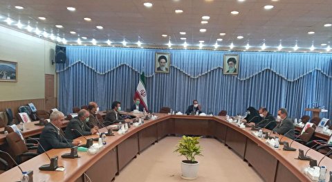 جلسه هماهنگی ستاد بازسازی عتبات عالیات برای کمک های مردمی و کارکنان دستگاههای اجرایی استان اردبیل